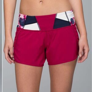 LULULEMON ATHLETICA SIZE 10 RUN TIMES SHORTS